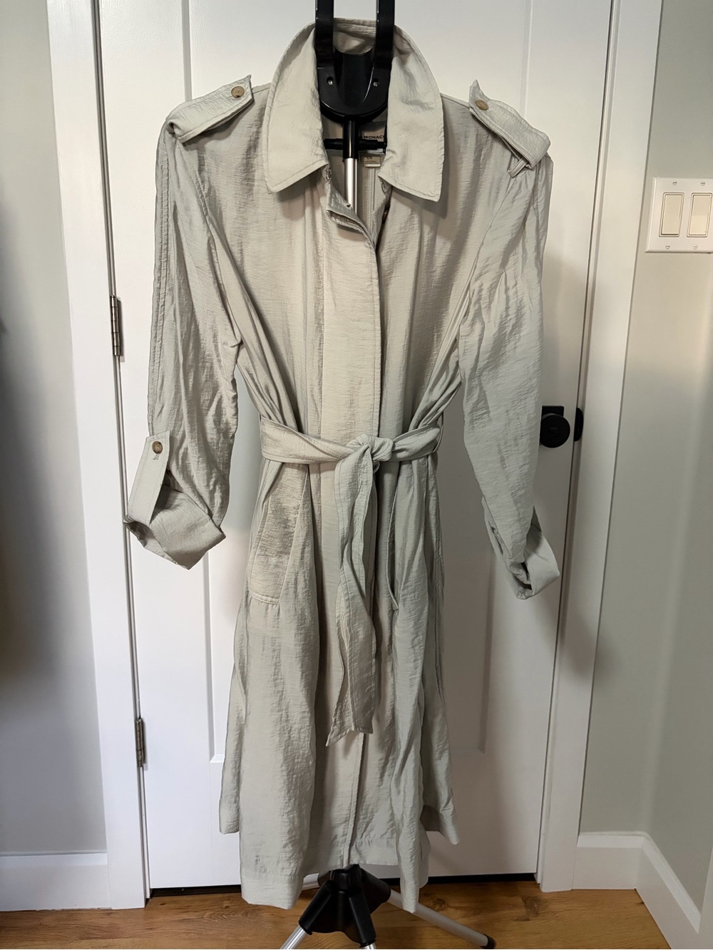 Club Monaco Light Blue Trench-large